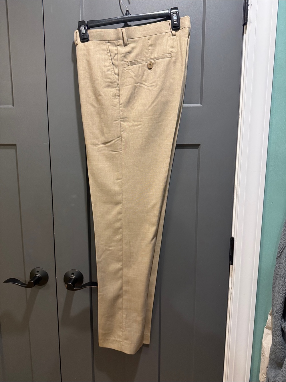 Men's Tailored Khaki Chinos - Classic Tan